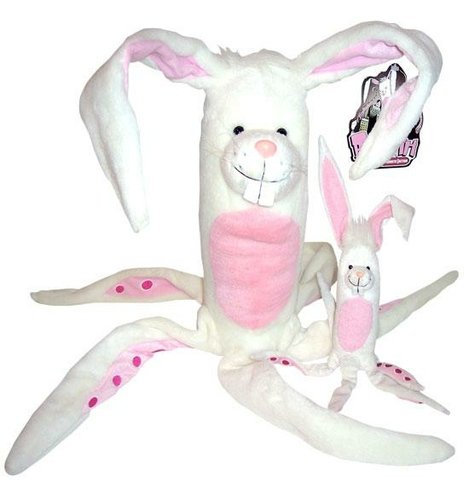 Bunnywith Tentacles (Mammoth Edition) figure by Alex Pardee. Front view.