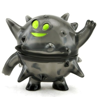 Blowfish figure by Brian Flynn, produced by Super7. Front view.