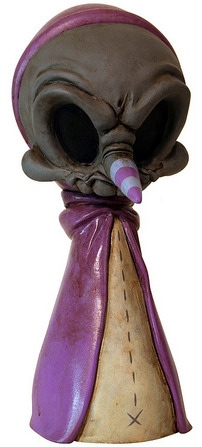 Purple Greeter Skelve