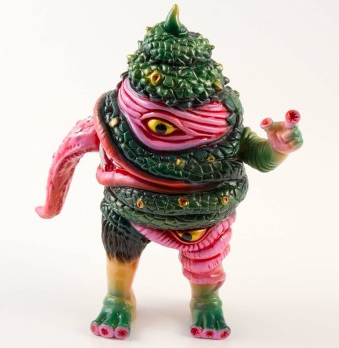 Paul Kaiju - Unchiman Green figure by Paul Kaiju. Front view.