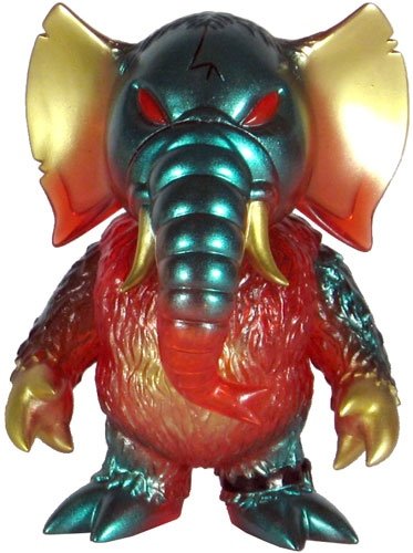 Stomp - Burning Anger figure by Brian Flynn, produced by Super7. Front view.