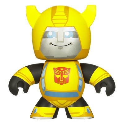 Bumblebee figure, produced by Hasbro. Front view.