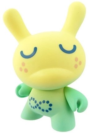 Joshua Petherick Dunny figure by Joshua Petherick, produced by Kidrobot. Front view.