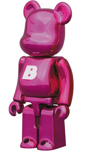 Basic Be@rbrick Series 25 - B figure, produced by Medicom Toy. Front view.
