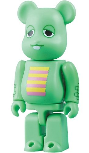 Gachapin - Cute Be@rbrick Series 16 figure by Fuji, produced by Medicom Toy. Front view.