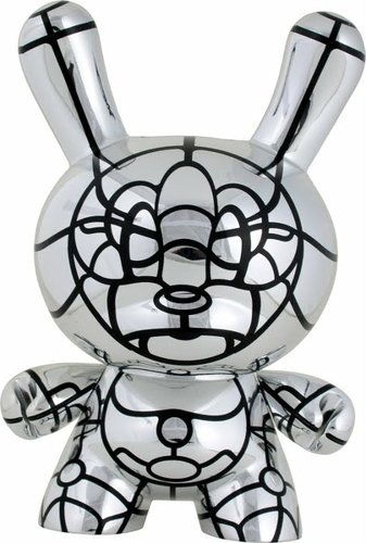 Bad Dunny figure by David Flores, produced by Kidrobot. Front view.