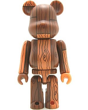 Be@r Force One Be@rbrick 100% - Woody figure by Nike, produced by Medicom Toy. Front view.