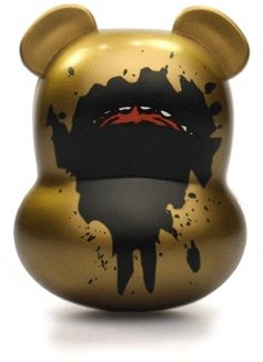 Nibbler Omi figure by Luke Chueh, produced by Munky King. Front view.