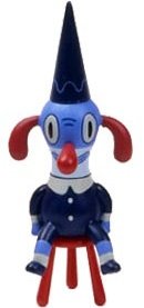 Goody2Shoes figure by Gary Baseman, produced by Sony Creative. Front view.
