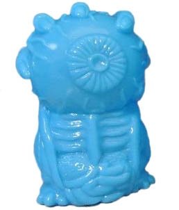 Baby Huey - Blue on Blue figure by LAmour Supreme, produced by Fig-Lab. Front view.