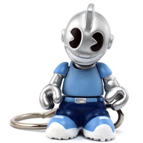 Blu figure, produced by Kidrobot. Front view.