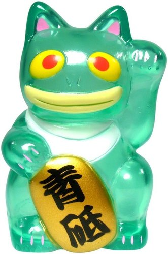 Unagi Cat figure by Mori Katsura, produced by Realxhead. Front view.