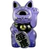 Fortune Cat - Clear Purple