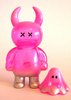 Uamou & Boo - Ouch - Clear Pink / Silver and Pink spray