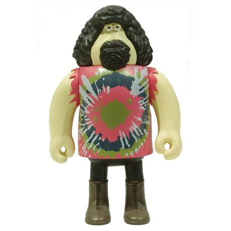 Man Love figure by James Jarvis, produced by Amos Toys. Front view.