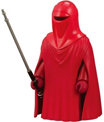Emperors Royal Guard Kubrick 100% figure by Lucasfilm Ltd., produced by Medicom Toy. Front view.