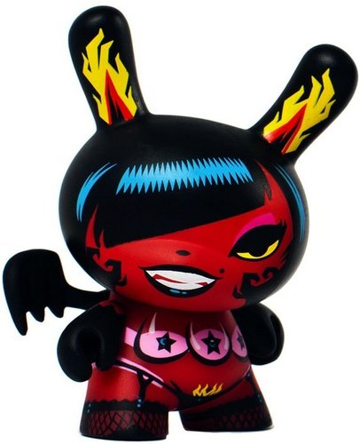 Ooh La La figure by Kronk, produced by Kidrobot. Front view.