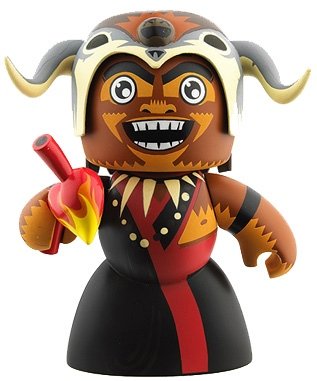 Mola Ram figure, produced by Hasbro. Front view.