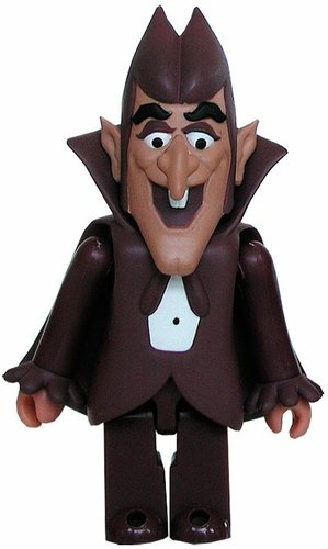 Count Chocula  figure by General Mills, produced by Medicom Toy. Front view.