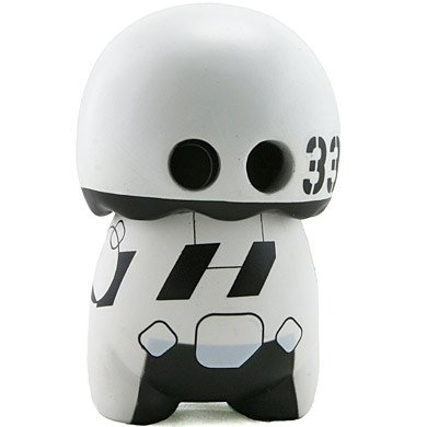 Mini Kanser figure by Kenn Munk, produced by Toyqube. Front view.