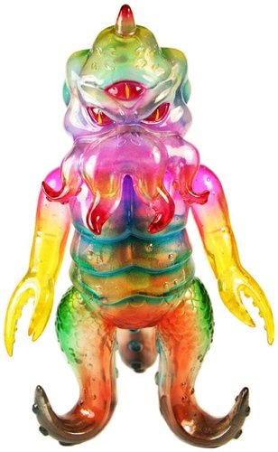 Kaiju TriPus Custom figure by Mark Nagata. Front view.