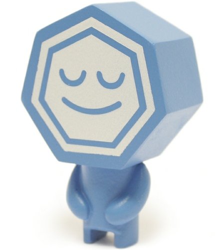 Metlex One - Blue Edition figure by Tesselate, produced by Tesselate. Front view.