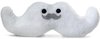 Moustachio Plush - White (Handmade) 