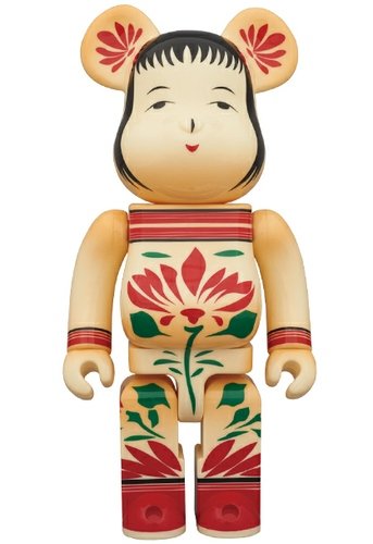 Kokebrick 2 Be@rbrick 400% figure by Tokyo Sky Tree, produced by Medicom Toy. Front view.