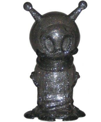 Big Sal - Unpainted Glitter Smoke figure by Kathie Olivas X Brandt Peters, produced by Super7. Front view.