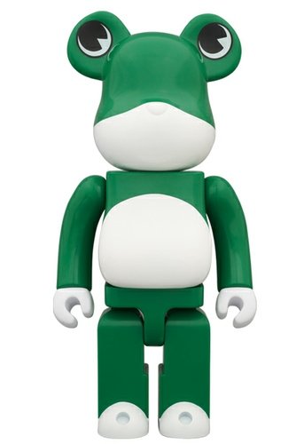 Animal Frog Be@rbrick 400％ figure, produced by Medicom Toy. Front view.