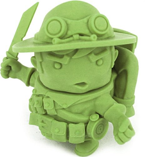 Rivet Wars - The Mountaineer figure by Rivet Wars, produced by Mighty Jaxx. Front view.