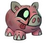 Joe Ledbetter Piggy Bank - Pink