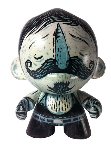 Untitled figure by Hylton Warburton, produced by Kidrobot. Front view.