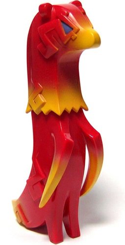 Kamaokojo  - Red and Yellow figure by Juki, produced by One-Up. Front view.