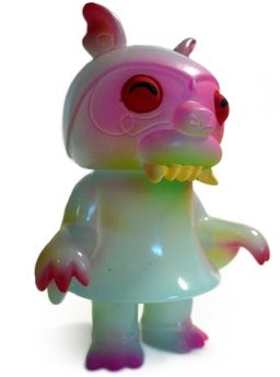 Steven the bat - something a little special figure by Bwana Spoons, produced by Super7. Front view.