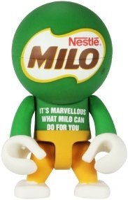 1980s Mr MILO - 7/11 Singapore Exclusive figure, produced by Play Imaginative. Front view.