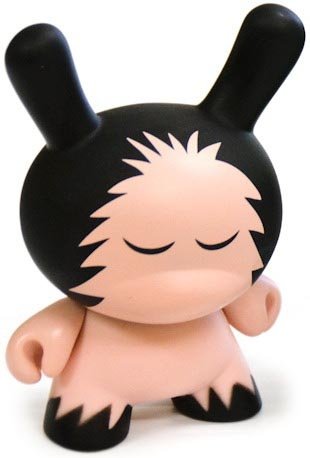 Stay Furry figure by Jeremyville, produced by Kidrobot. Front view.