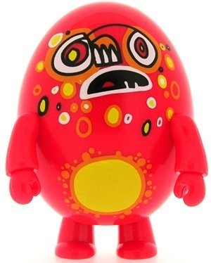 Tootles figure by Jon Burgerman, produced by Toy2R. Front view.