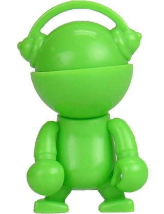 Trexi Neon (Green) figure, produced by Play Imaginative. Front view.