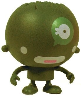 Green T figure by Semper Fi, produced by Toy2R. Front view.