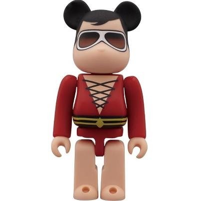 Plastic Man - SDCC 2012 exclusive figure by Dc Comics, produced by Medicom Toy. Front view.
