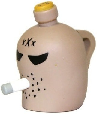 Elwood figure by Frank Kozik, produced by Kidrobot. Front view.