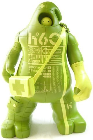 SUG H60 Green figure by Unklbrand, produced by Unklbrand. Front view.