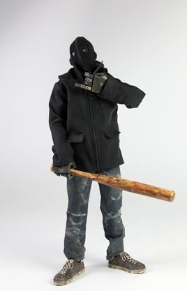 F-Legion figure by Ashley Wood, produced by Threea. Front view.