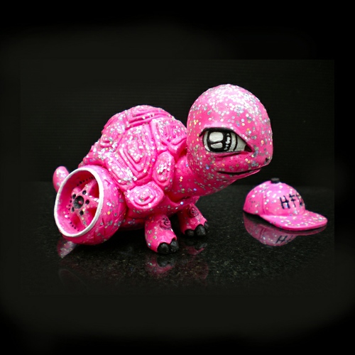 Camber Turtle - Pink Glitter