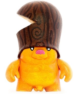 Teddys Got Wood figure by Bash Projects. Front view.