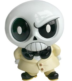 Skullboy  figure by Jacob Chabot, produced by Dark Horse. Front view.