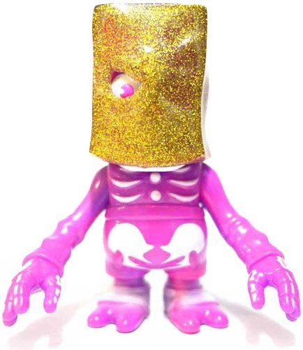 Skull BxBxB - Crazy Color Valentine 12  figure by Balzac, produced by Secret Base. Front view.