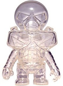 Clear Nibbler figure by Realxhead X Onell Design X The Tarantulas, produced by Realxhead. Front view.