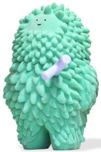 Flocked Treeson - SDCC 12, DKE Toys Exclusive figure by Bubi Au Yeung, produced by Crazy Label. Front view.